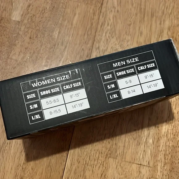 Compression Socks - women size L/XL (shoe size 8-15.5 / Calf size 14”-19”) NIB - Picture 2 of 4